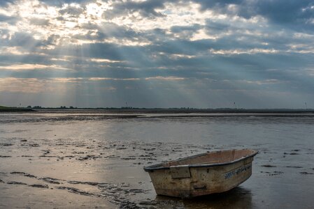 National park ebb wadden sea photo