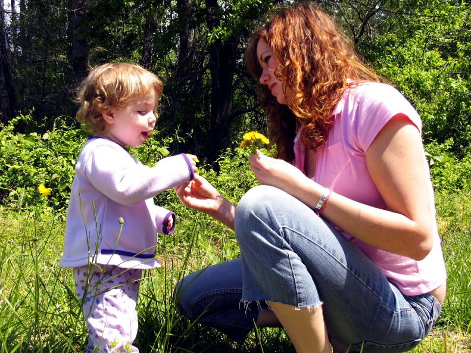Mother child summer