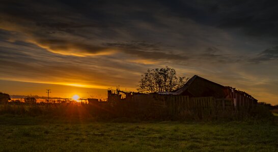 Barn farm old photo