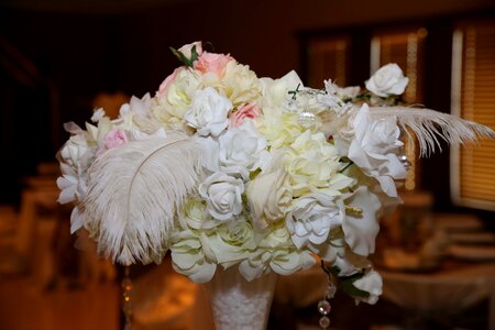 Wedding flowers bouquet decoration photo