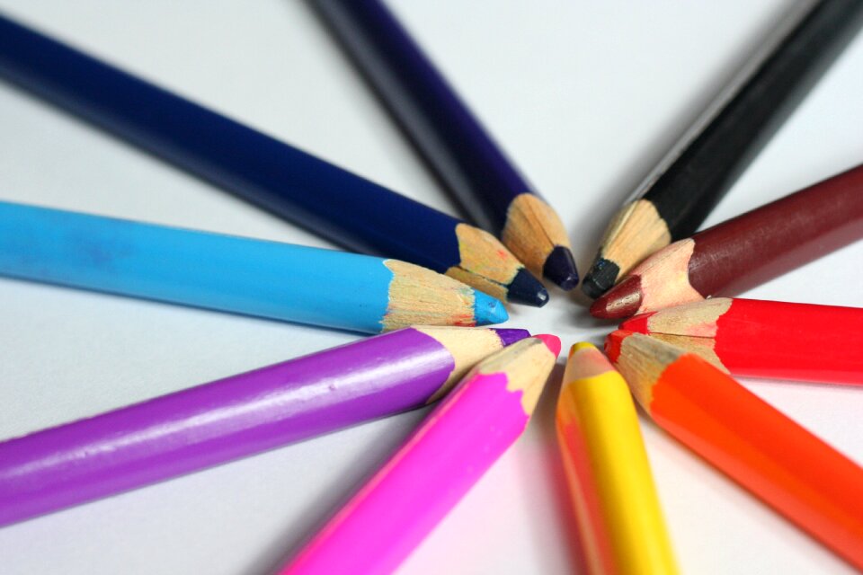 Drawing color scale painting