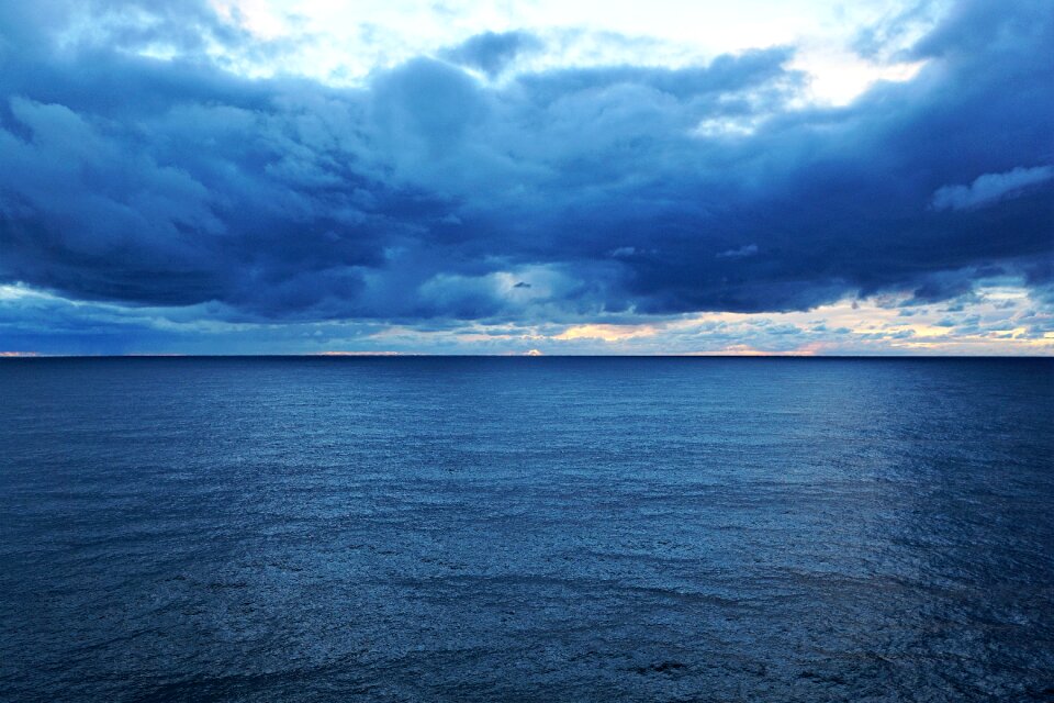 Lake water blue