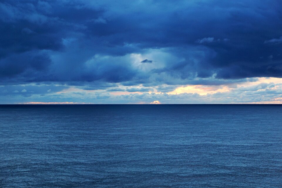 Lake water blue