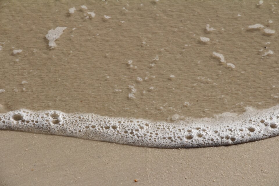 Water sand smooth