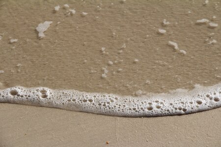 Water sand smooth photo