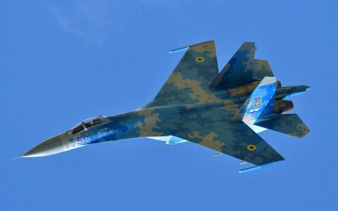 Flanker airshow military photo