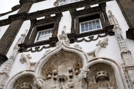 Azores island facade