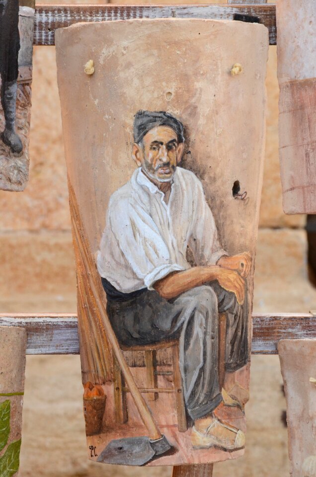 Roof tile crafts artistic
