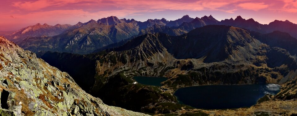 Tops the high tatras landscape