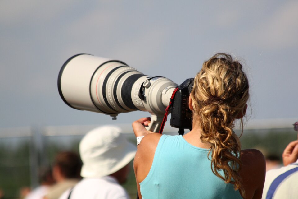 Telephoto lens camera photographer