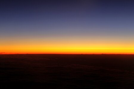Desert sky sunset