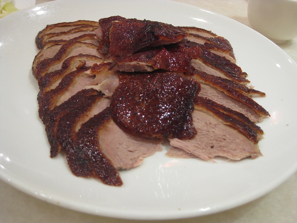 Roast duck meal meat