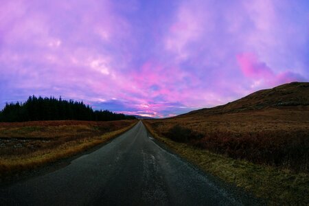 Scottish sky highlands photo