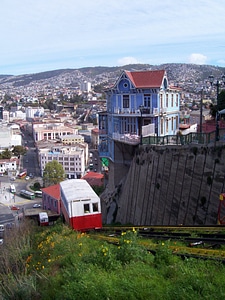 Funicular valparaiso chile photo