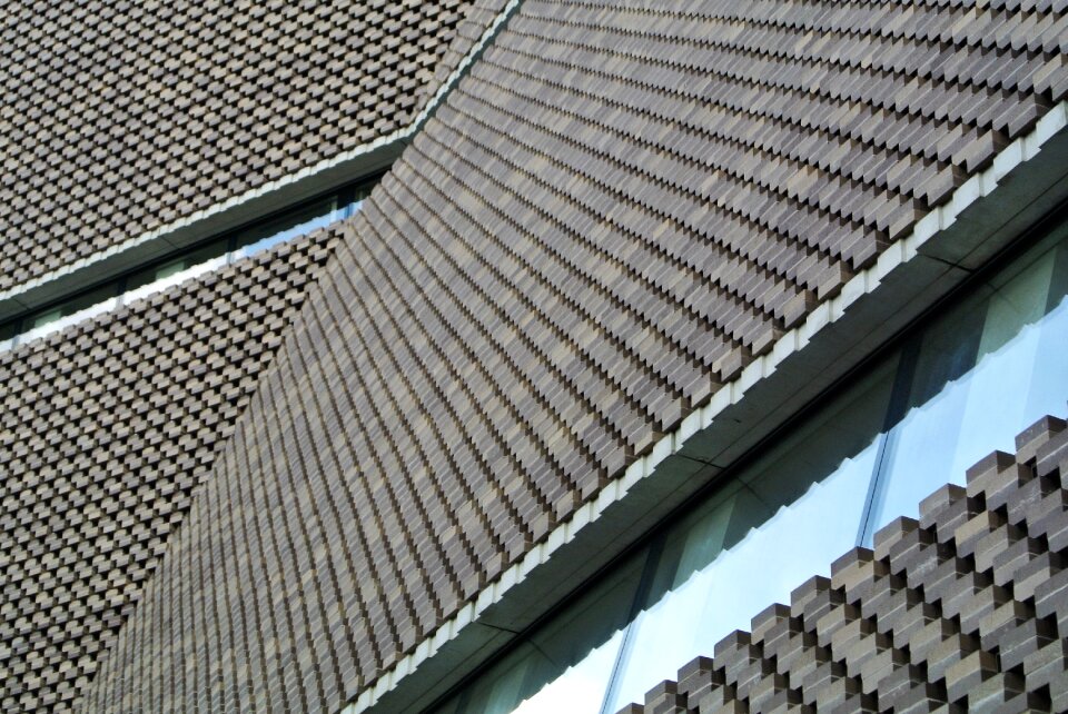 Windows facade brickwork