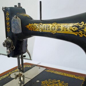 Ancient sewing handicraft photo