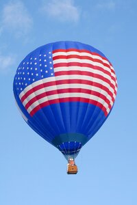 Blue flag patriotic photo