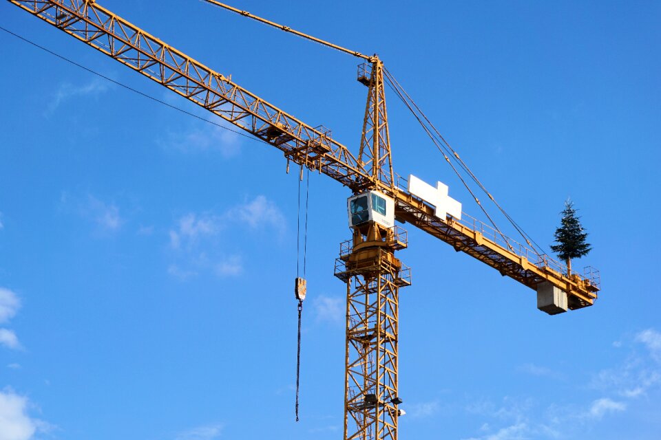 Construction work technology sky