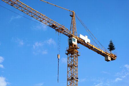 Construction work technology sky
