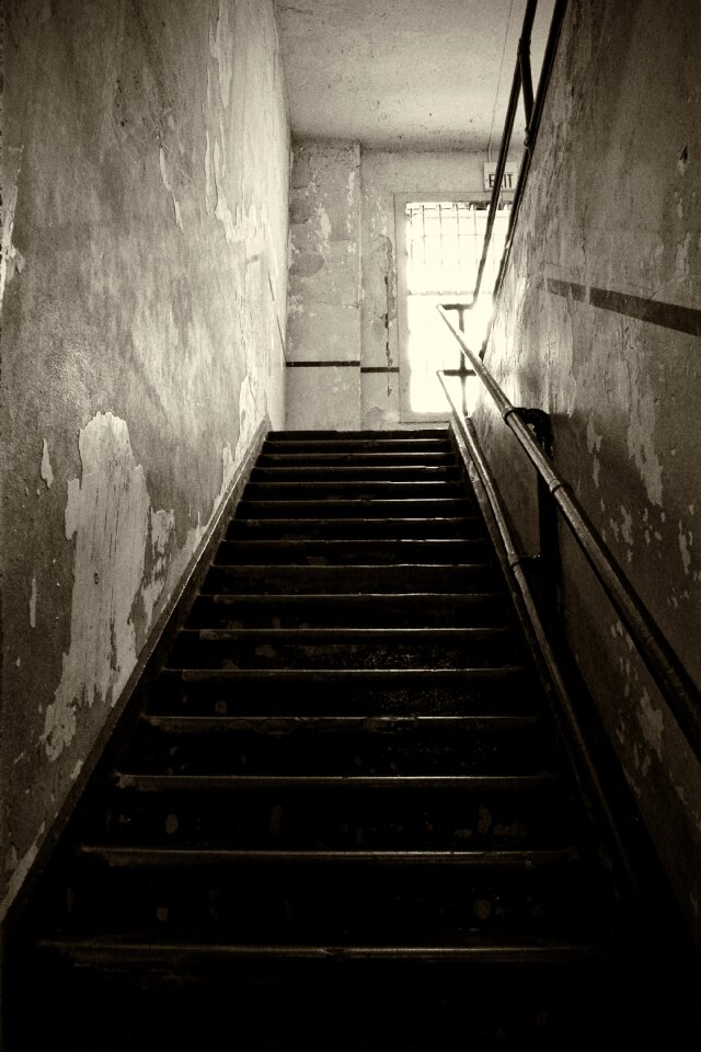 Stairs ruin break up