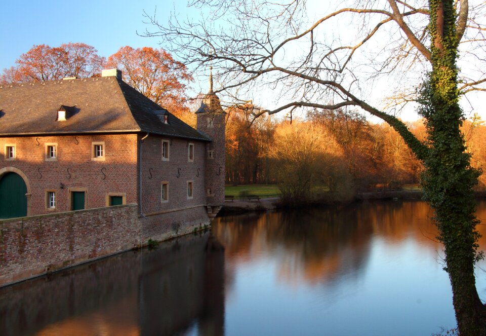 Autumn fortress building