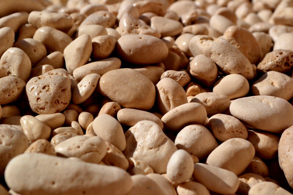 Pebbles the background stone