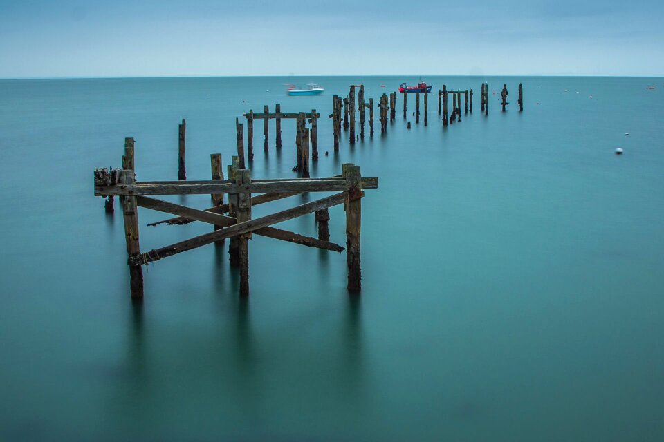 England wooden pier