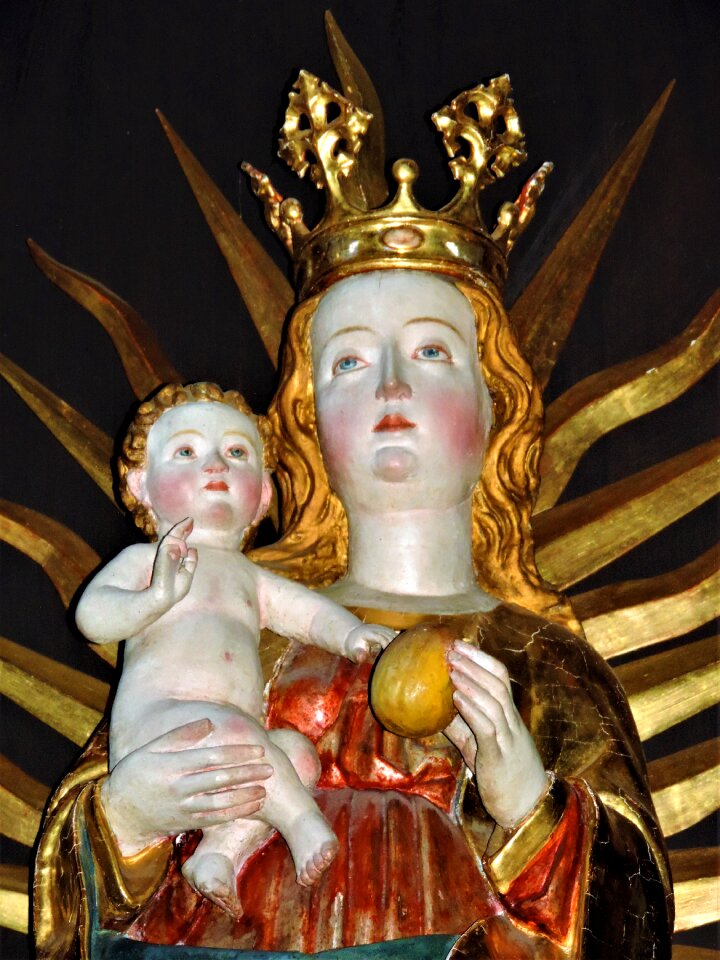 Holy maria mother of god child