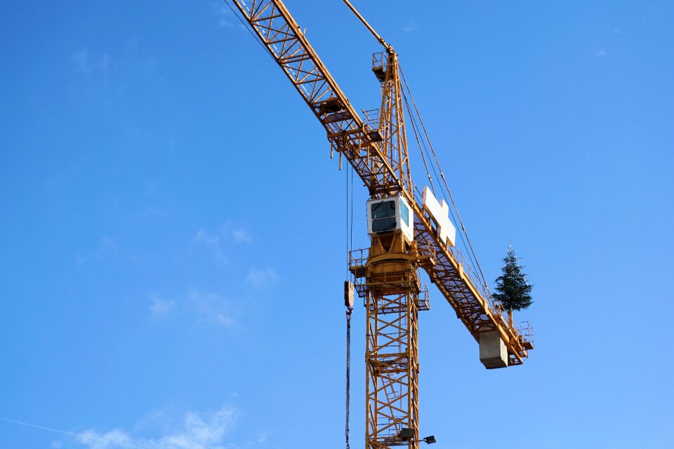 Construction work technology sky
