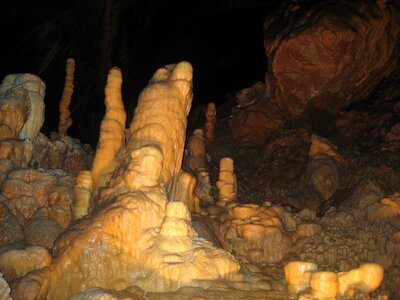 Cave stalagmite stalactite photo