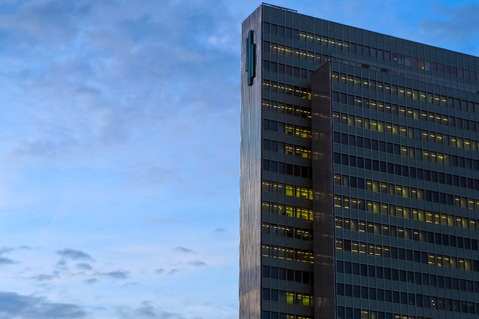 Modern city sky
