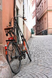 City bicycles means of transport photo