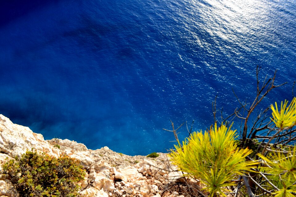 Rocks turquoise water