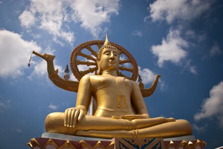 Statue religion temple photo