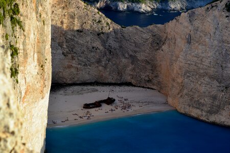 Rocks turquoise water