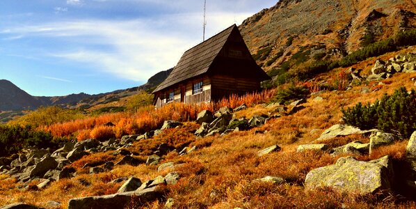 The high tatras landscape the national park