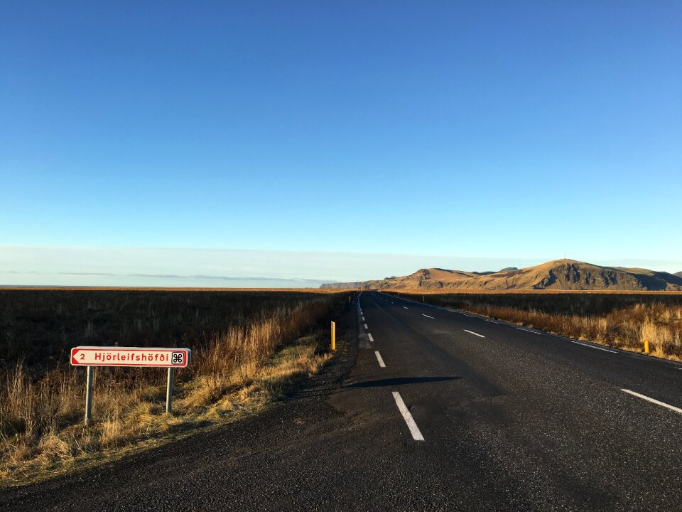Road iceland loneliness