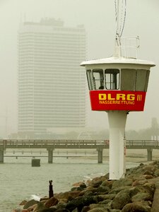 Baltic sea coast tower photo