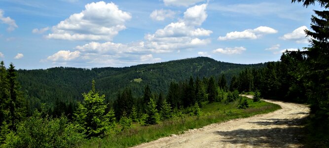 Poland tourism hiking trail photo