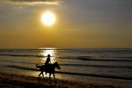 Sea water beach photo