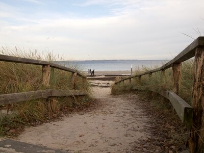 Beach water travemünde photo