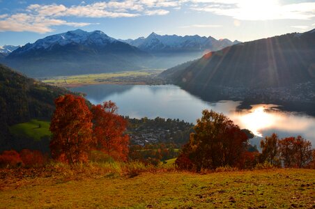 Lake lake view zell am see photo