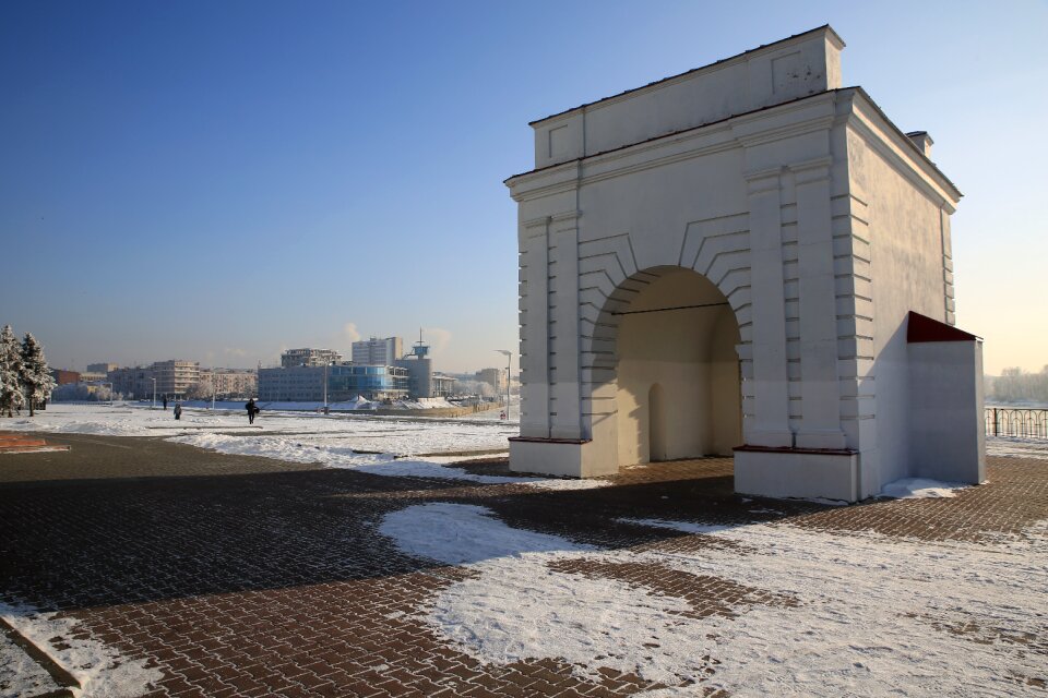 Omsk irtysh gate beach