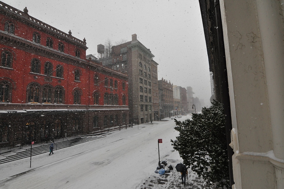 Snowfall cold winter