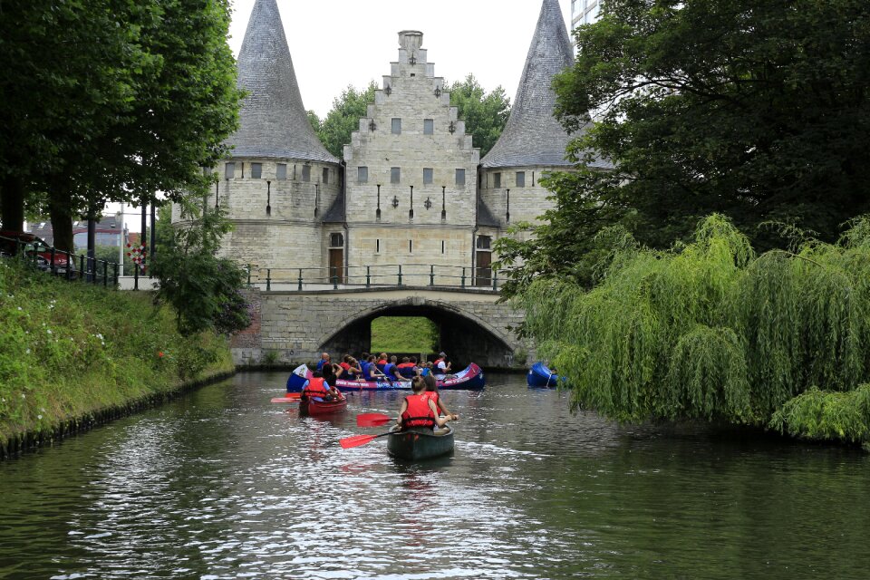Belgium rafting tourist