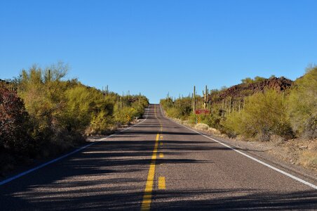 Travel highway landscape
