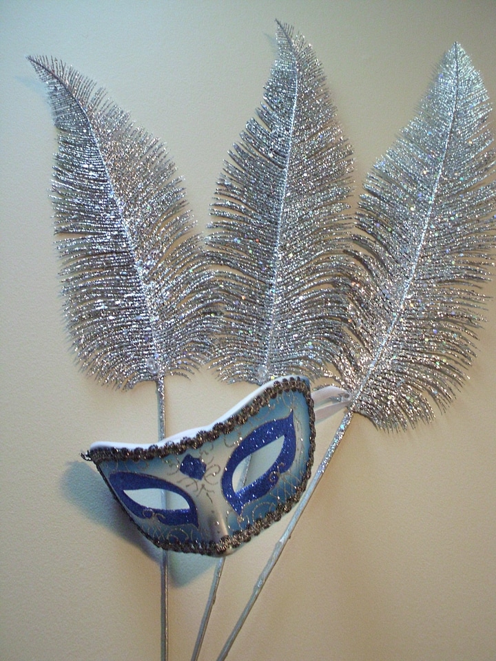 Sliver glitter blue