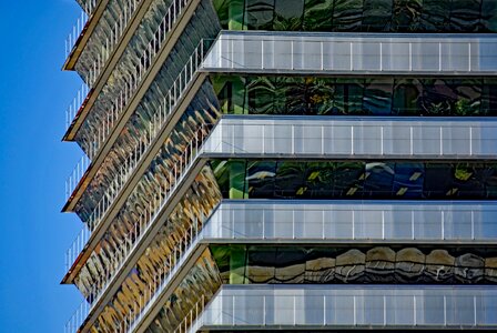 Tower reflection barcelona