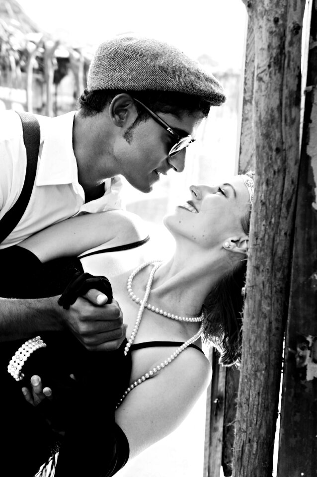 Couple romantic happy