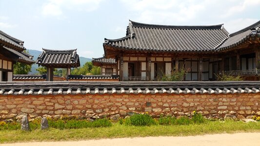 Hanok seoul asian architecture